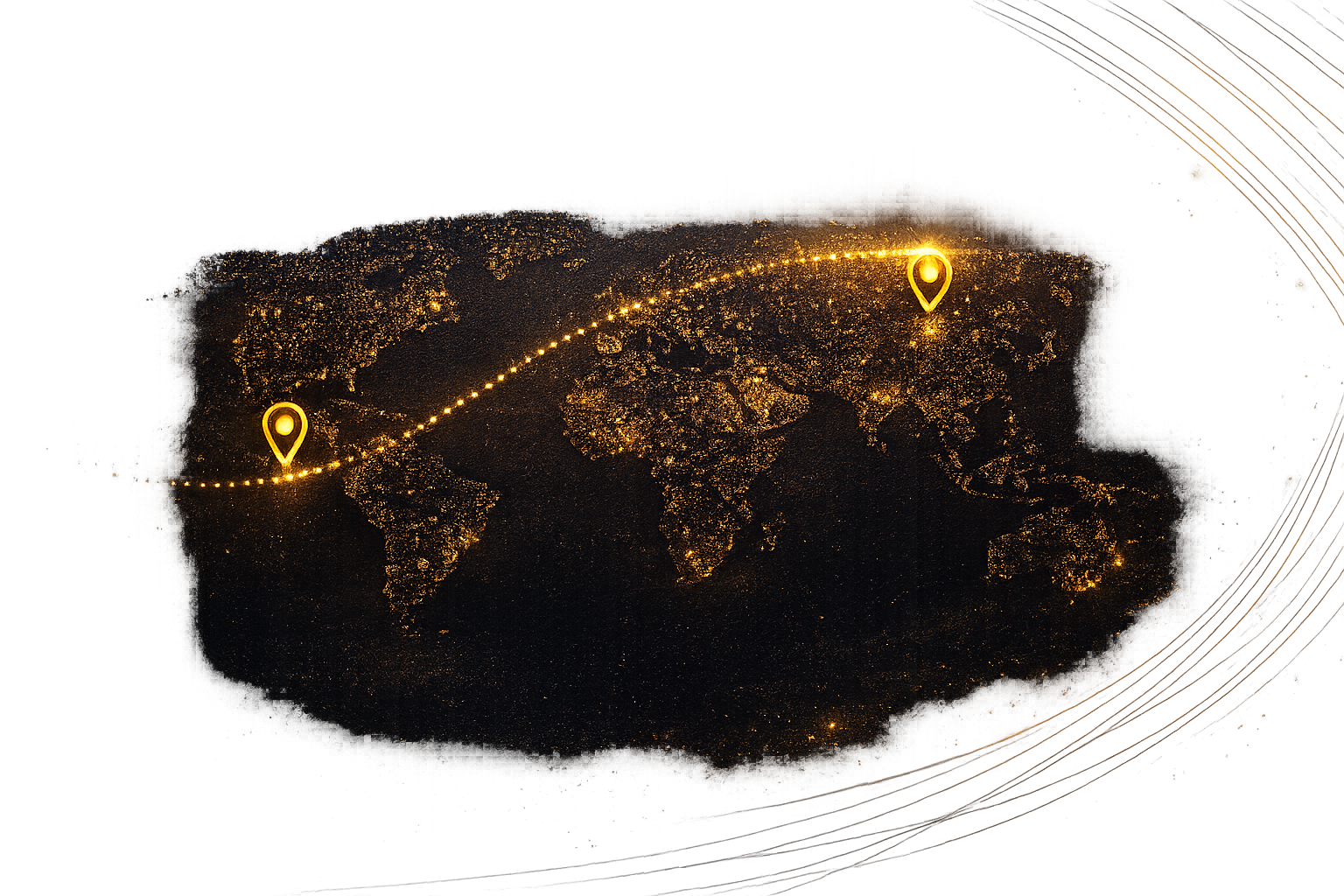 Mapa decorativo